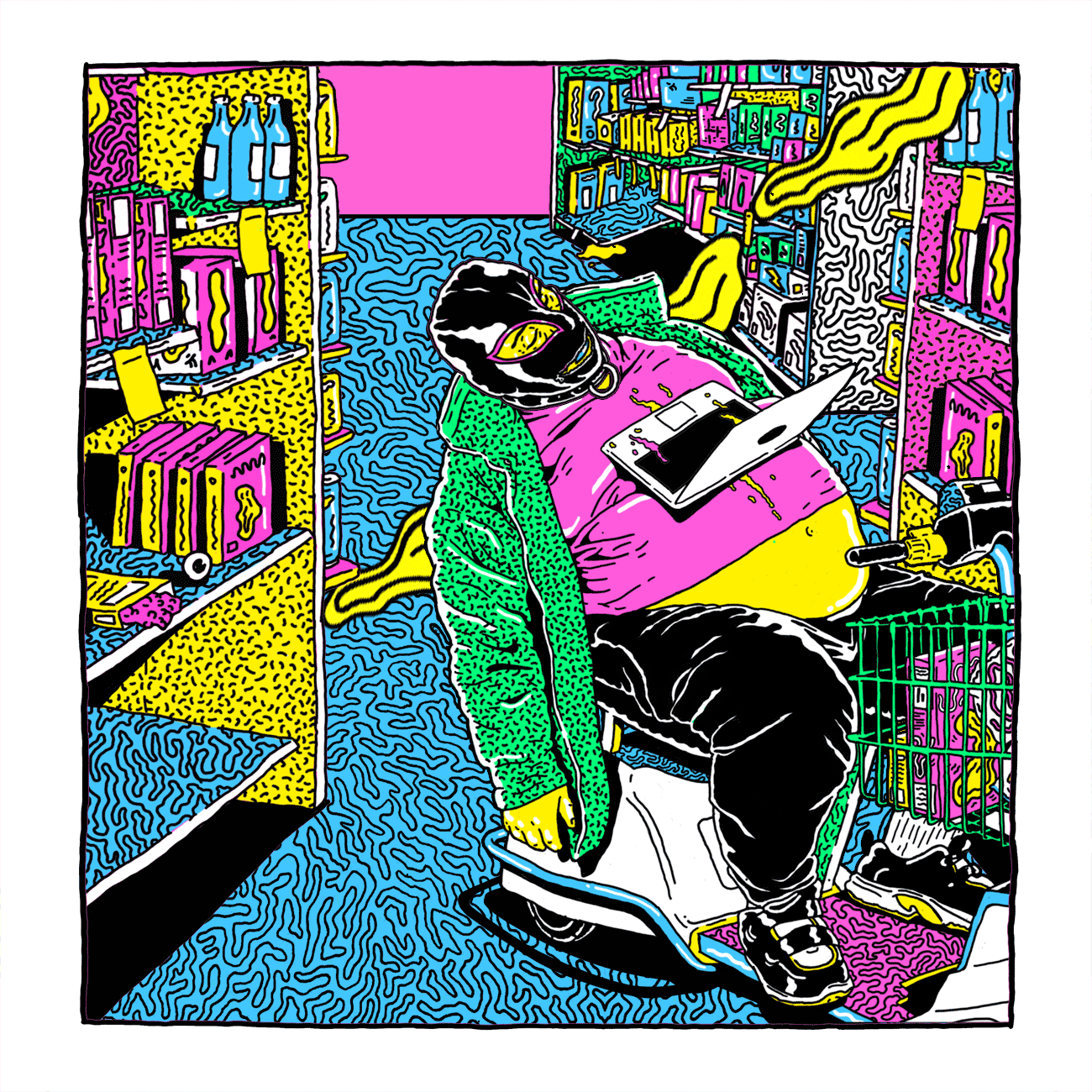 "B∆BYB∆BYB∆BY" by Brazilian artist FIΞDLΞR