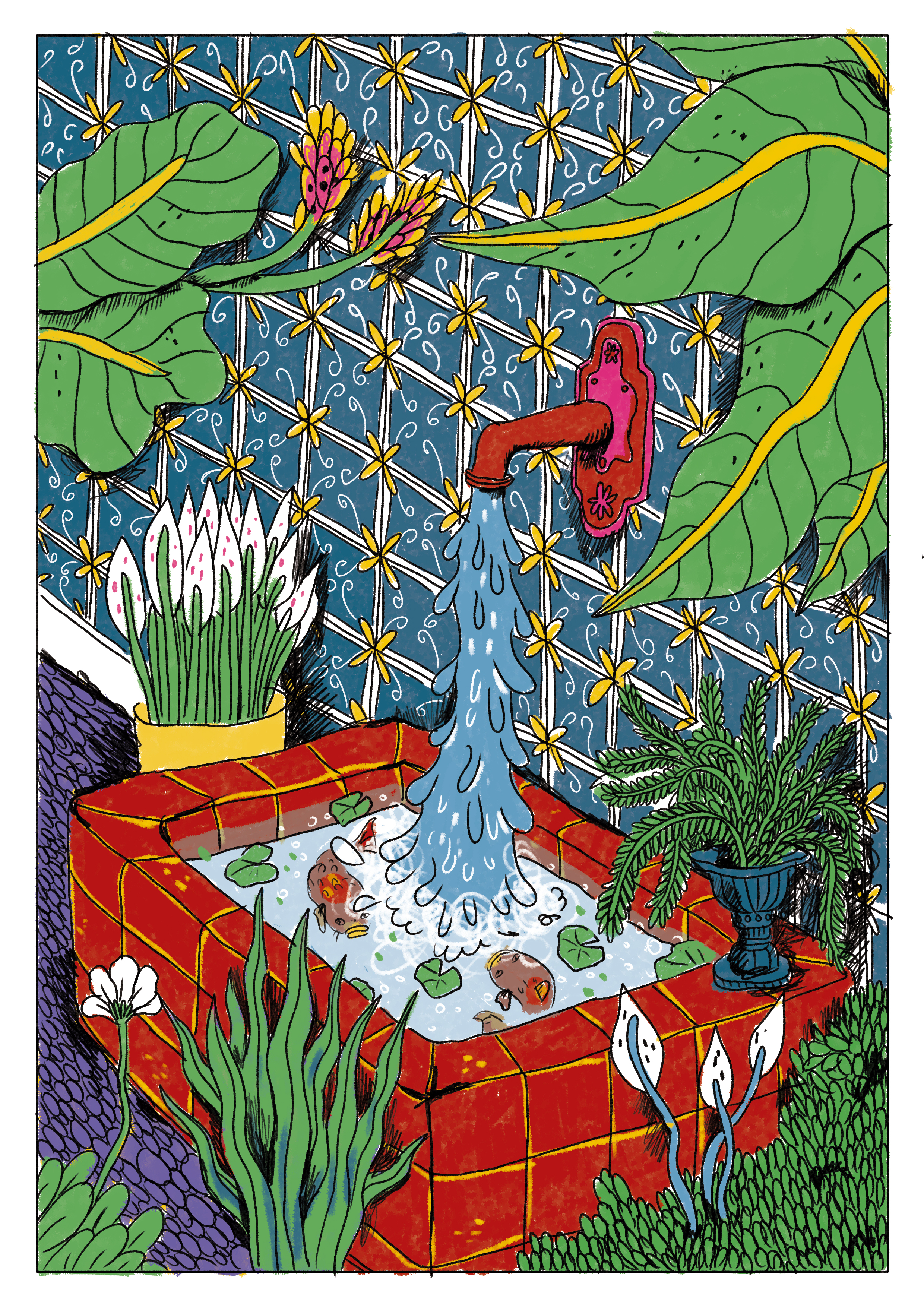"Ofelia's house. I." by Flora Marquez