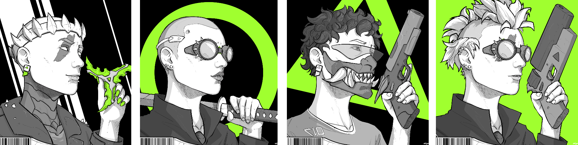  "AVATAR #149," "AVATAR #429," "AVATAR #345," and "AVATAR #119"
