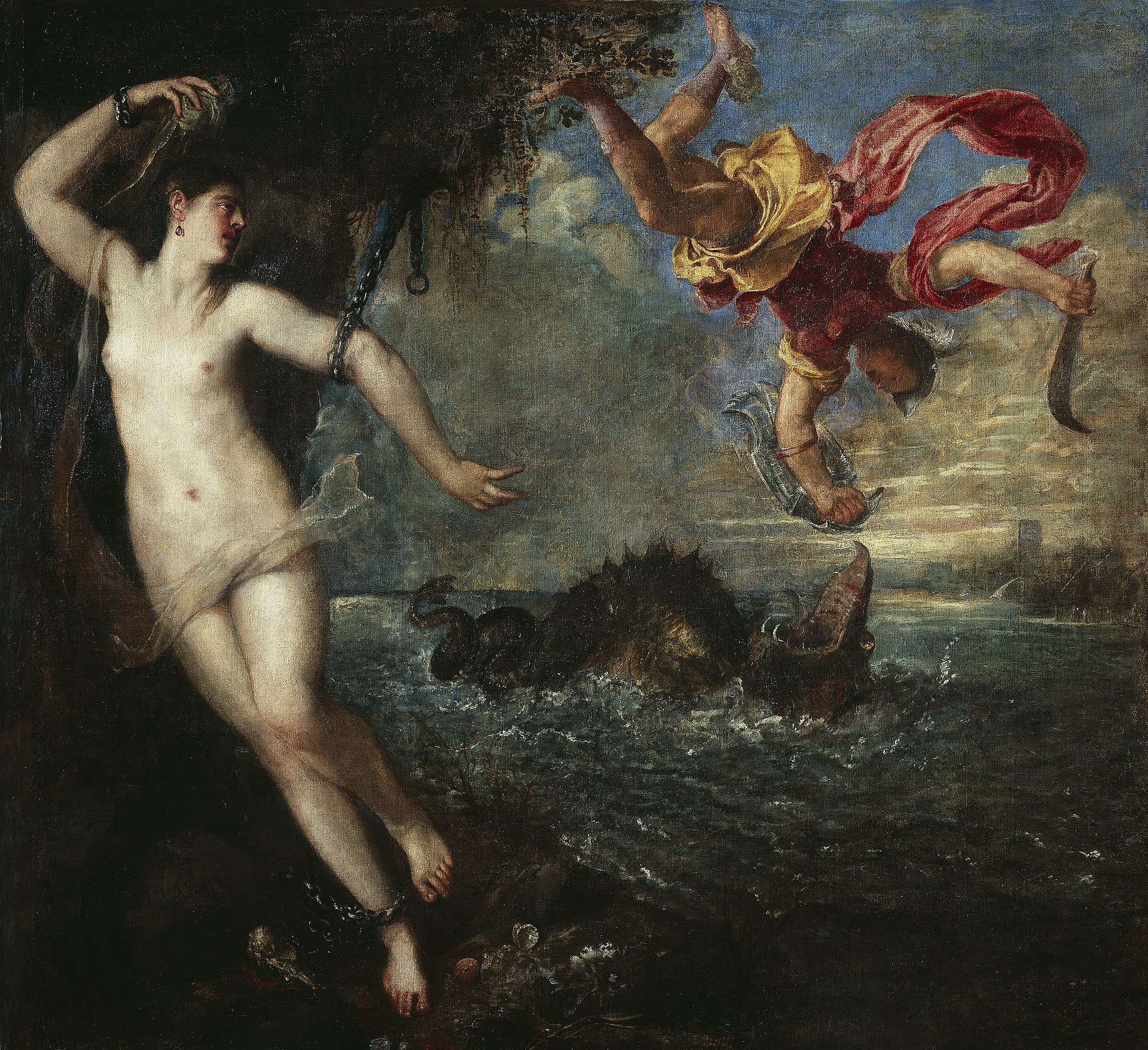 Perseus and Andromeda (1556) by Titian