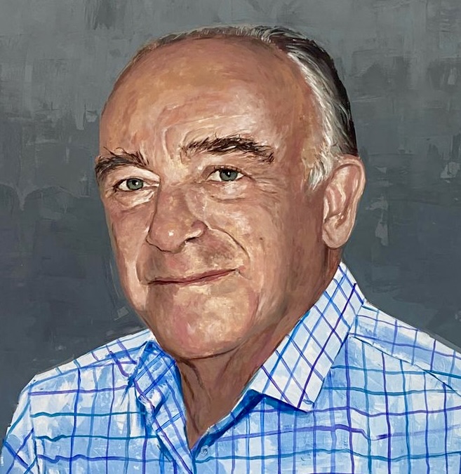 Fernando Caballero, pintado por  Luis Carlos Cifuentes