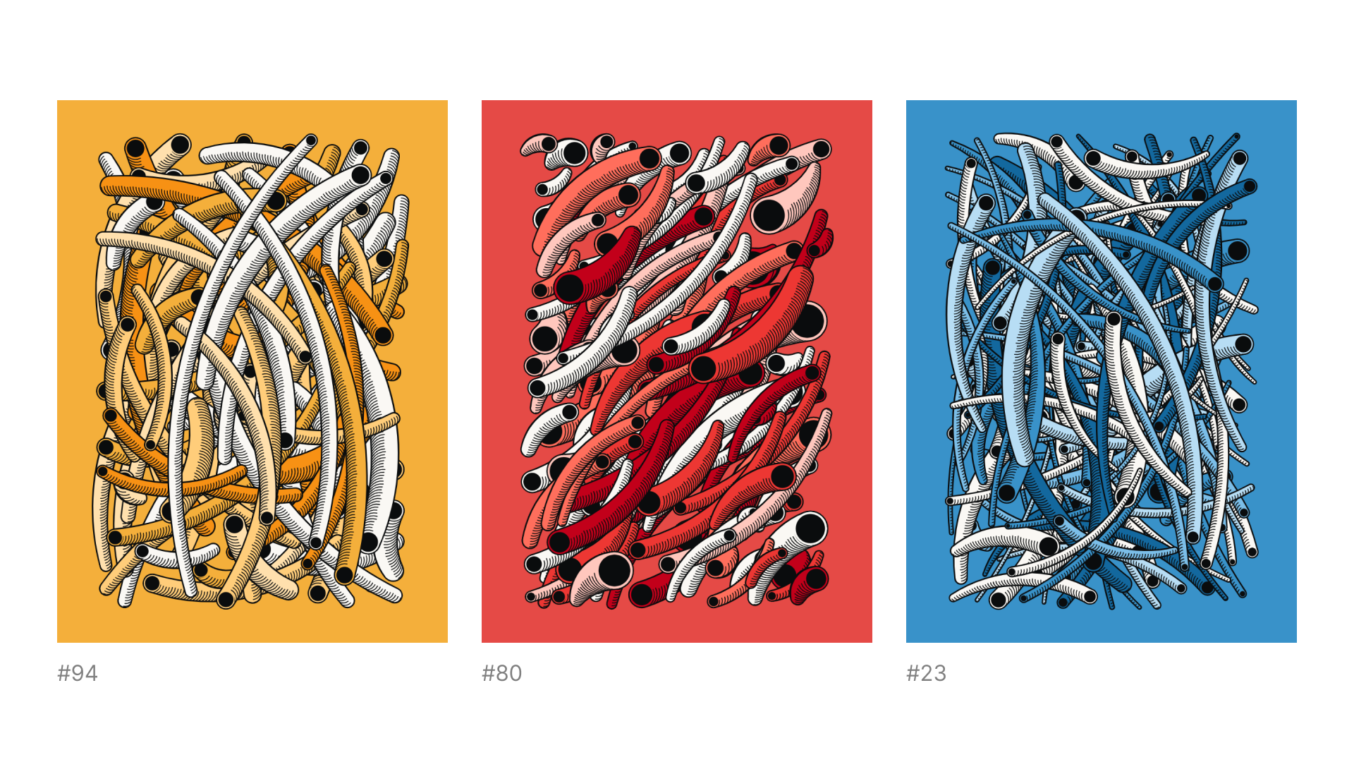 Buizen Editions - Yellow, Red and Blue