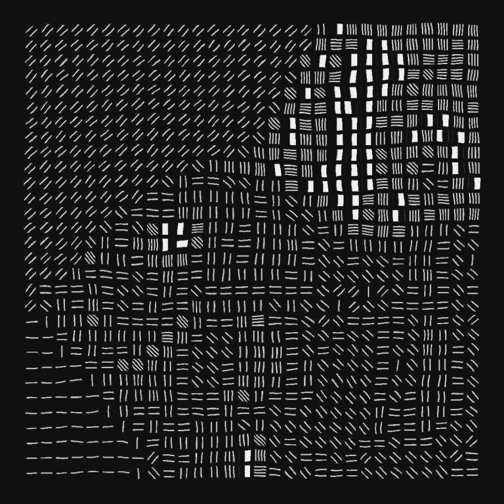 dance of lines #32 [negative] by anonymous 
