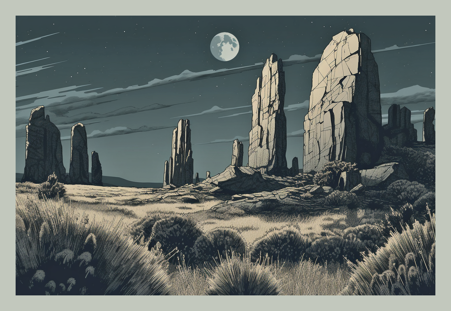 Monoliths fx(crash) 14 by Proneftium + AI