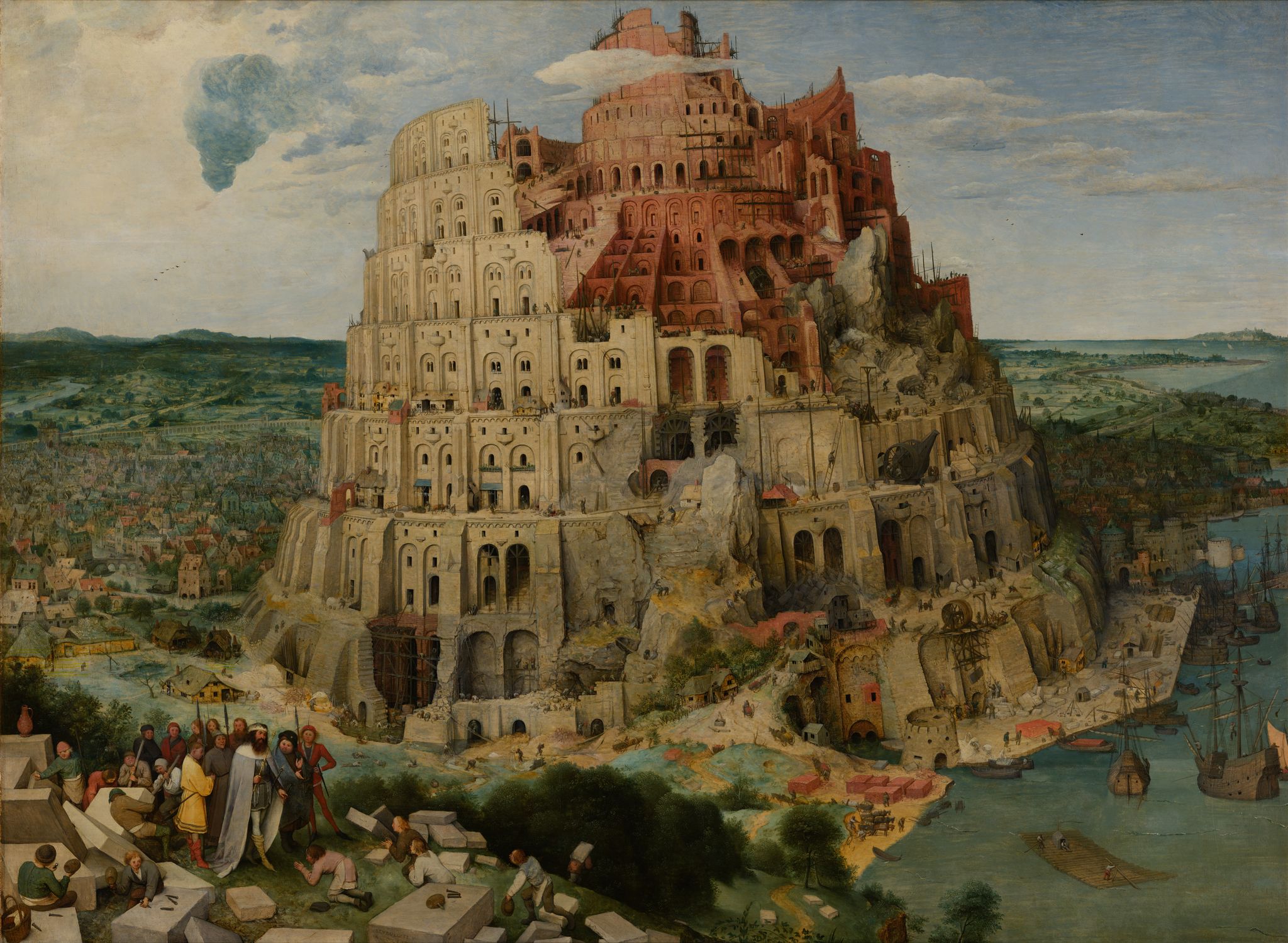 De toren van Babel, Pieter Bruegel de Oude (1563)