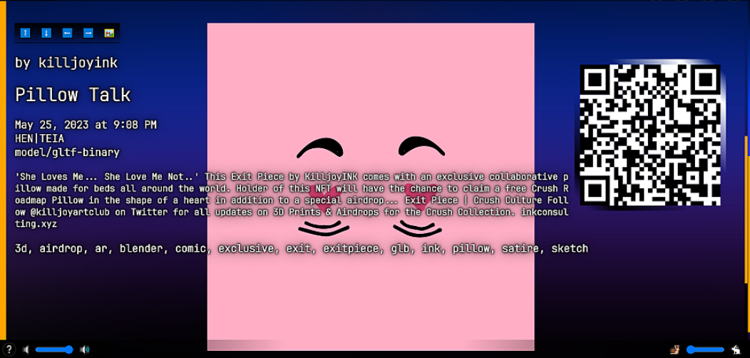 The arrow buttons move the image around, scrolling moves the template text up and down, the picture icon goes into full screen mode where you can take the screenshot without all the other clutter. (Also works on mobile.)