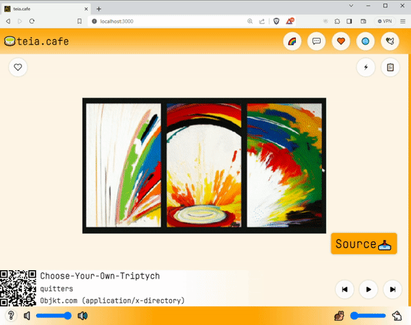 With "code-based" artworks, you never know what you're going to get. Some are simple renditions of visual ideas (which most of the popular "generative art" falls under), but others include interactivity, gaming-like features, or are full apps in themselves. (I personally collected one that was literally a music sequencer...but as an NFT.)