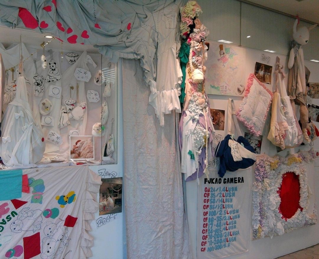 chie's work shown at laforet harajuku in 2011(?)