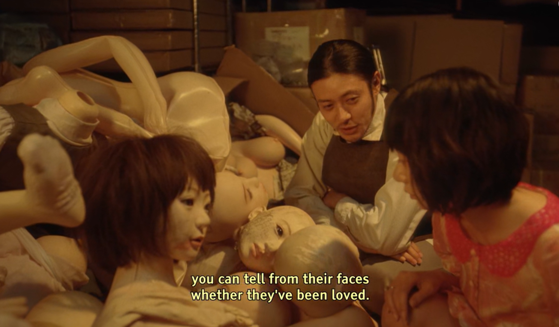still from the film "Air Doll"