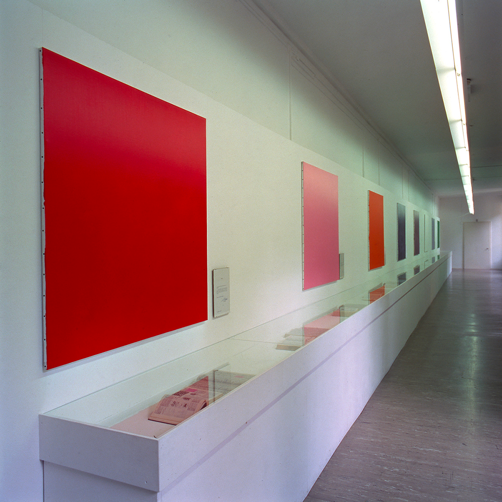 Monochromes, 1992-93 – acrylic on canvas, certificate – 120 x 160 cm. (each) 