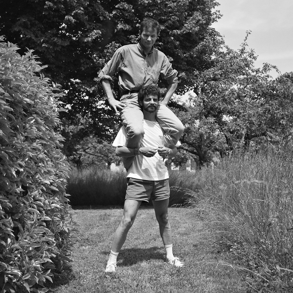Blanc sur Blanc (with Damien Blanc & Alberto Blanc), 1993 – black and white photograph – 120 x 120 cm.