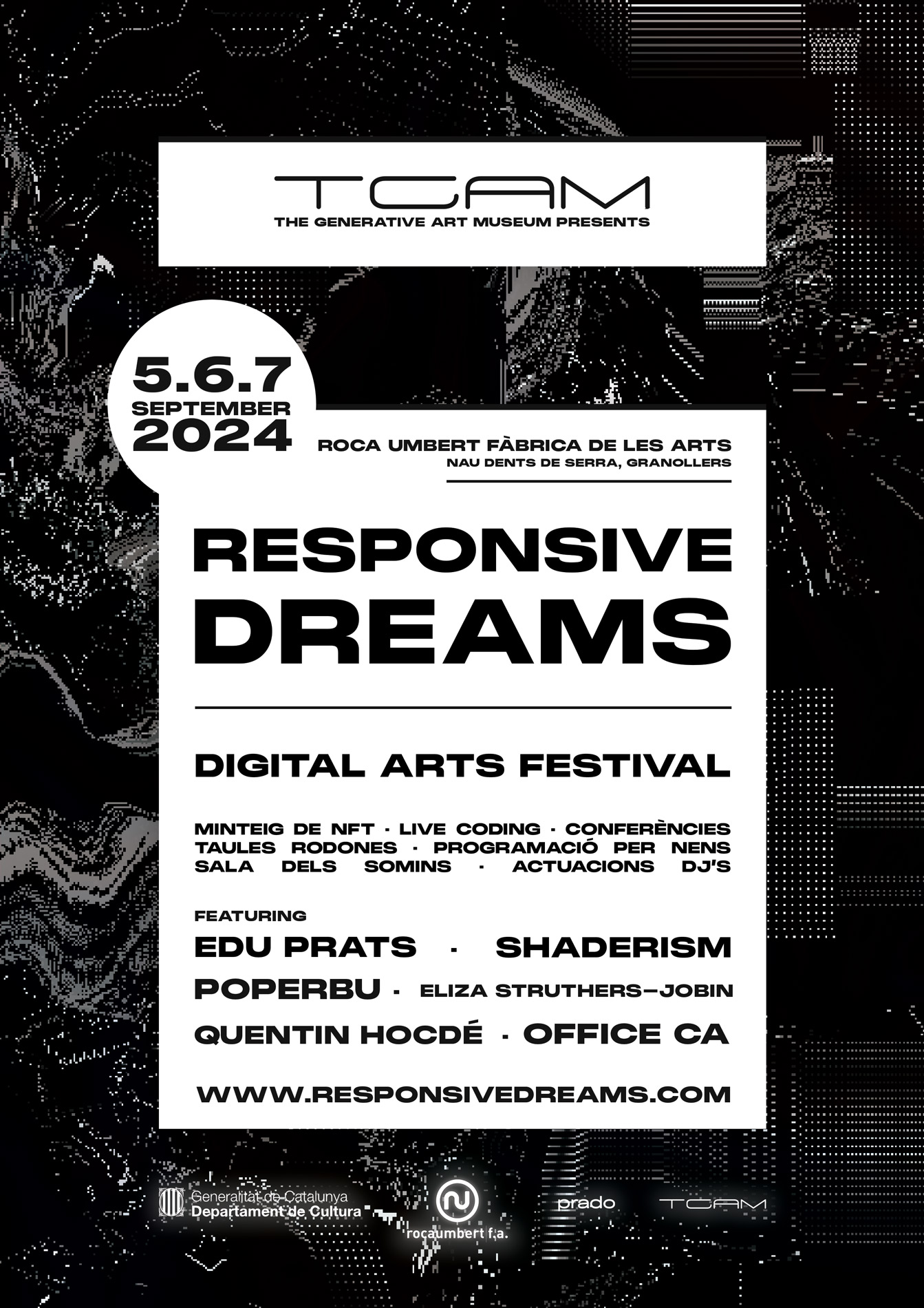 Poster Artwork: "dislocaciones" by lilcode (Featured at Responsive Dreams 2023)