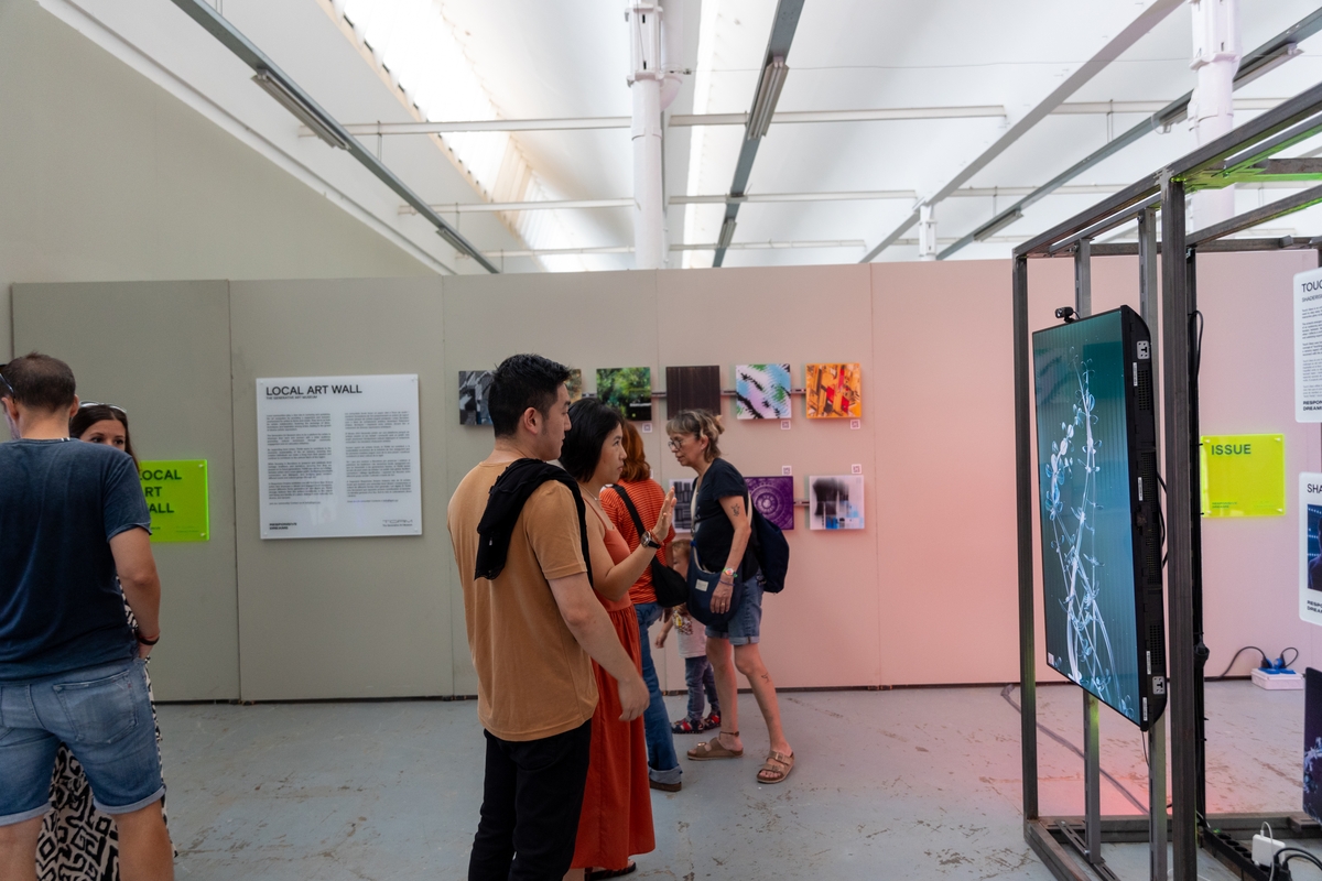 Touch Glass by Shaderism at Responsive Dreams Festival 2024