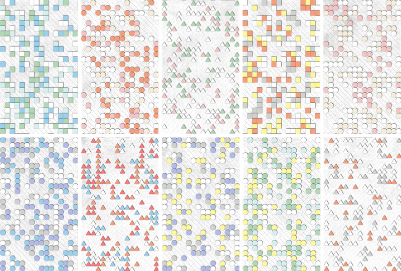 Some examples of color combinations.
