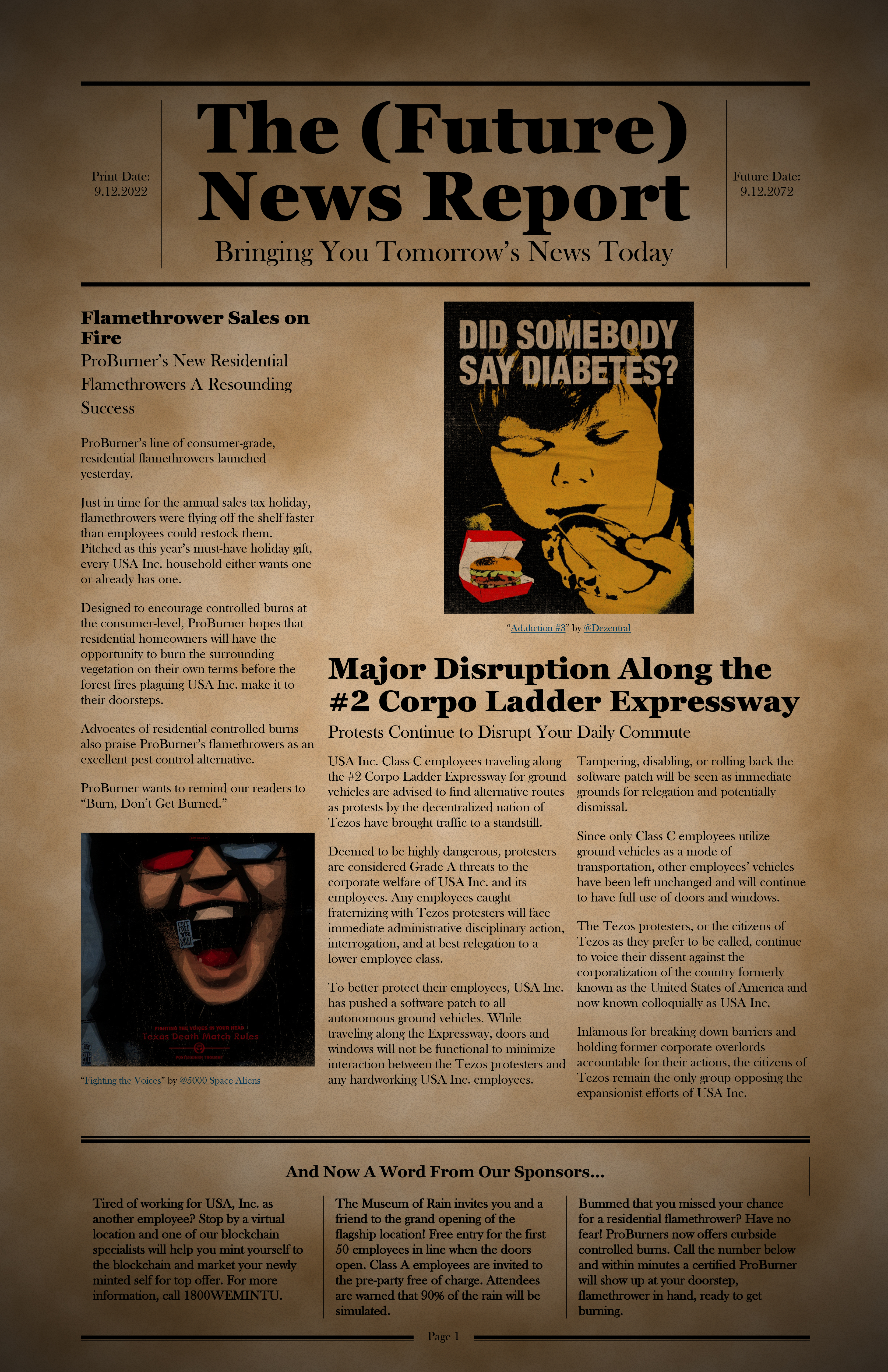 The (Future) News Report - Issue #1.5