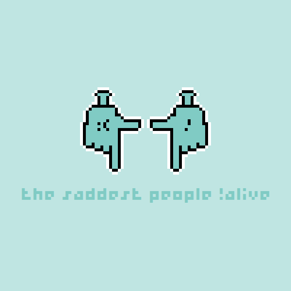 the saddest people !alive - logo design