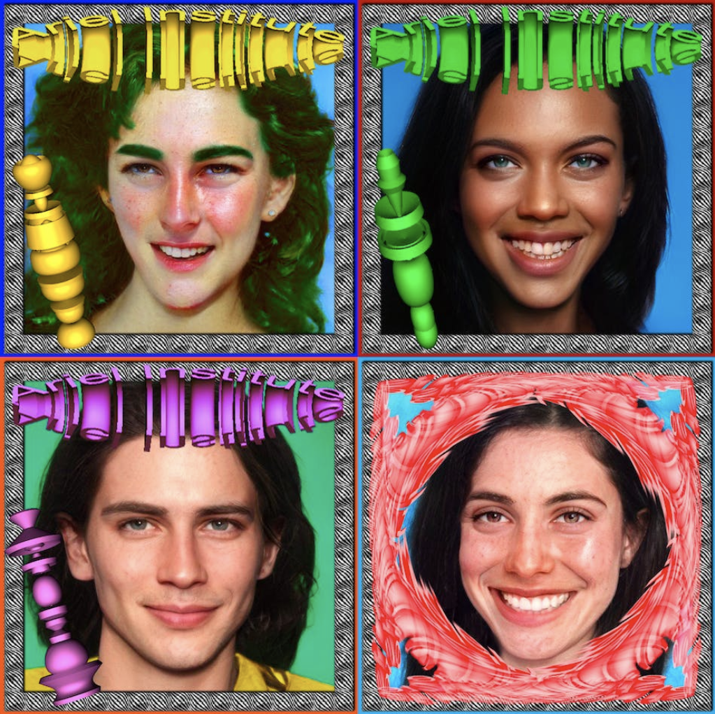 Ariel Institute, Suzanne_P1S1, Nico_P1S1, Trevor_P1S1, Gracen_P1S8, 2021-2022, png, 1001 x 1001px, edition of 1