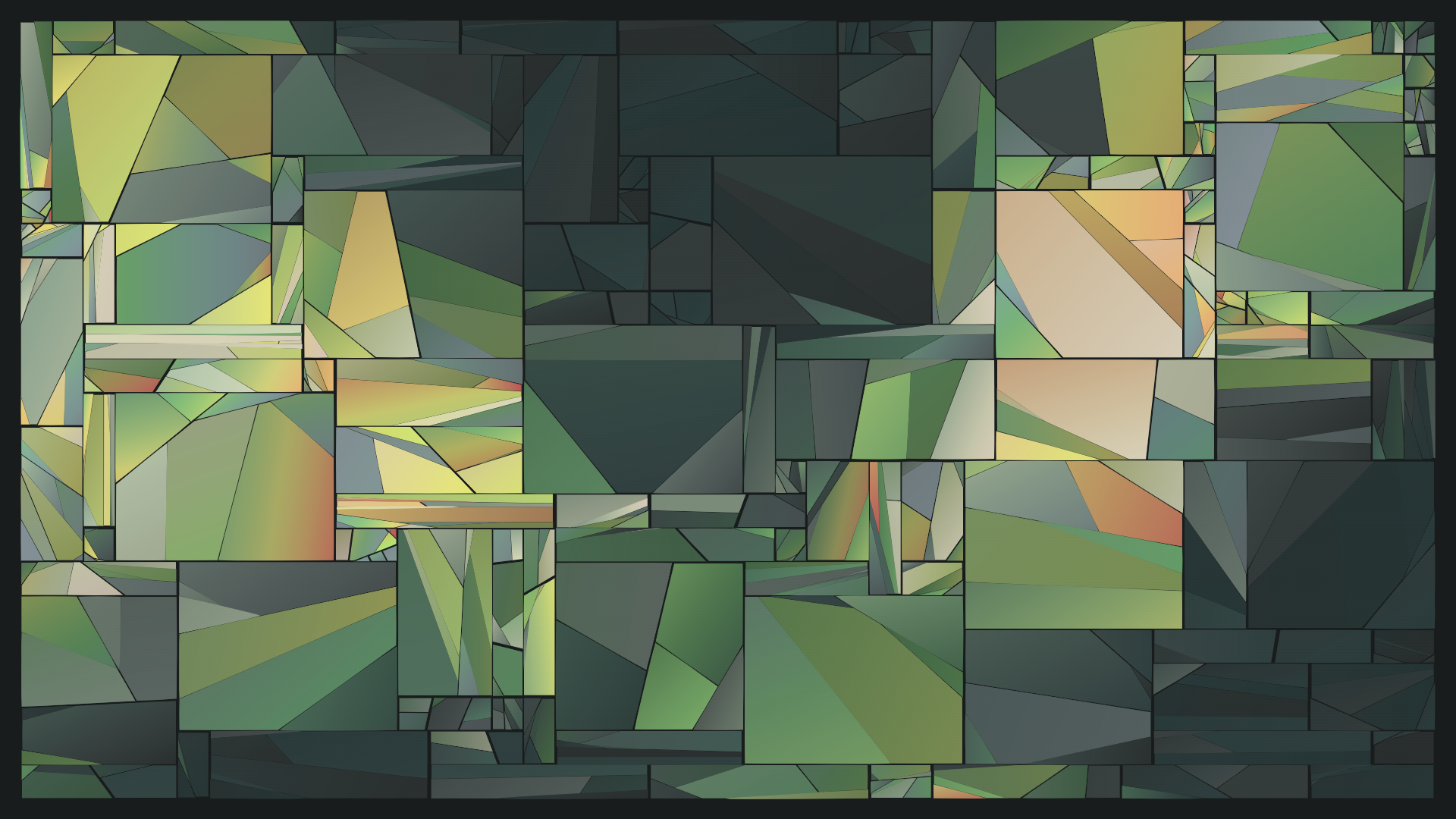 The very first output of Fêlure that was using gradients