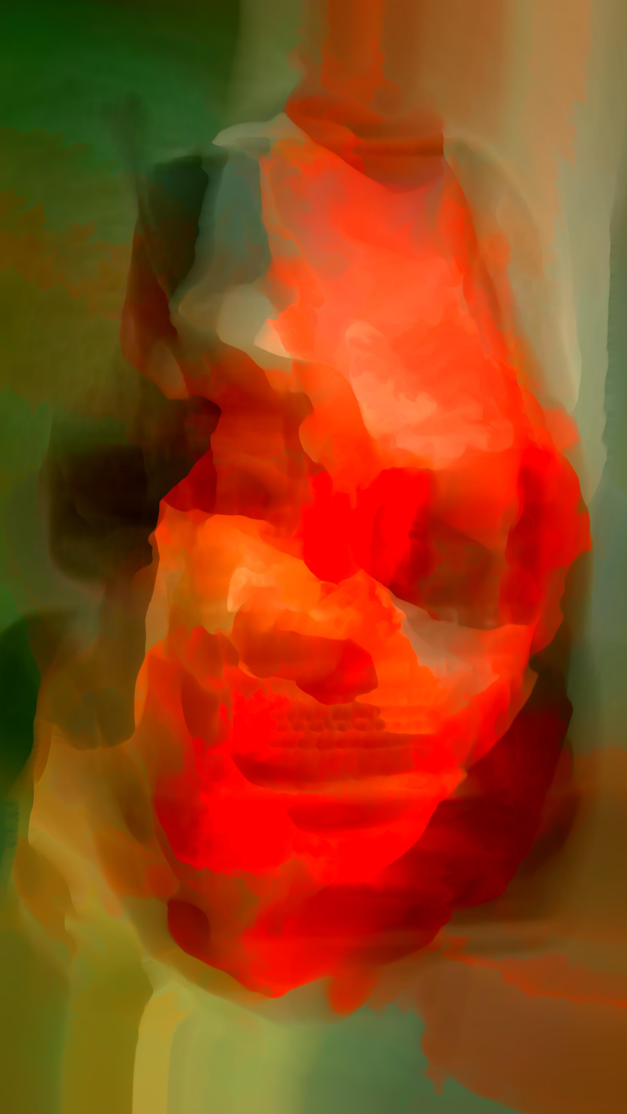 Dy5p1ace by Mario Klingemann - Unique generative artworks created with an interactive installation during Proof Of People in London, 2022.
