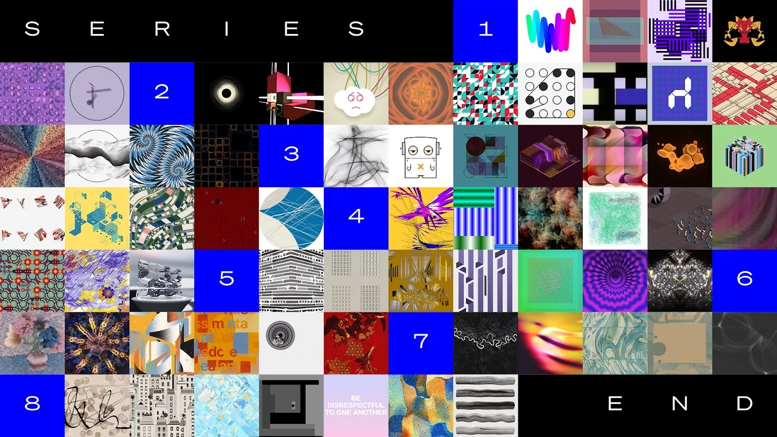 Art Block Collections in Curated Series 1-8