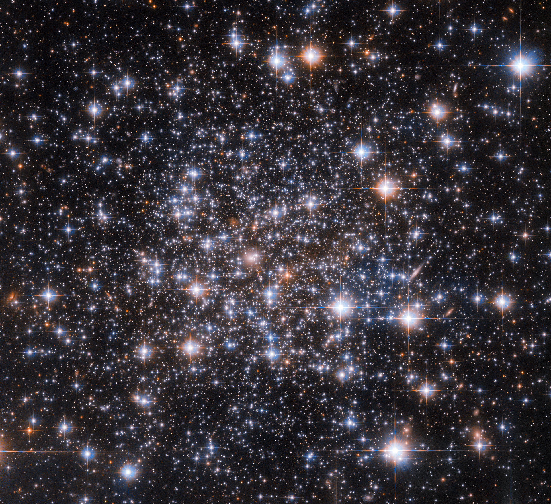 A cluster of stars (Image credit: ESA/Hubble & NASA, A. Dotter)