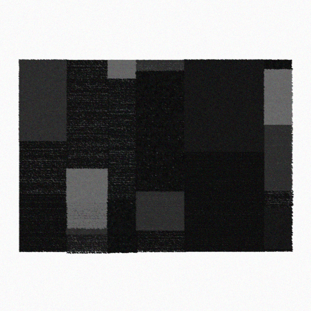 A really dark and blurry output