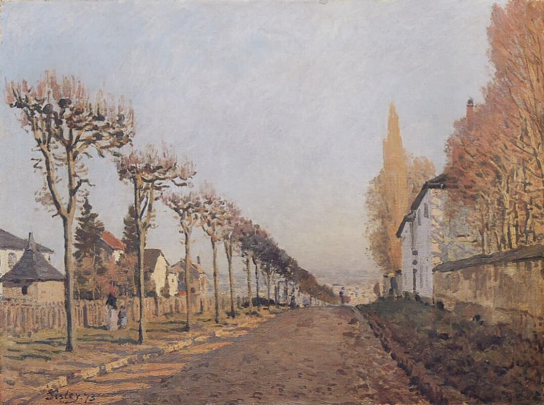 Alfred Sisley – Chemin de la Machine Louveciennes – 1873