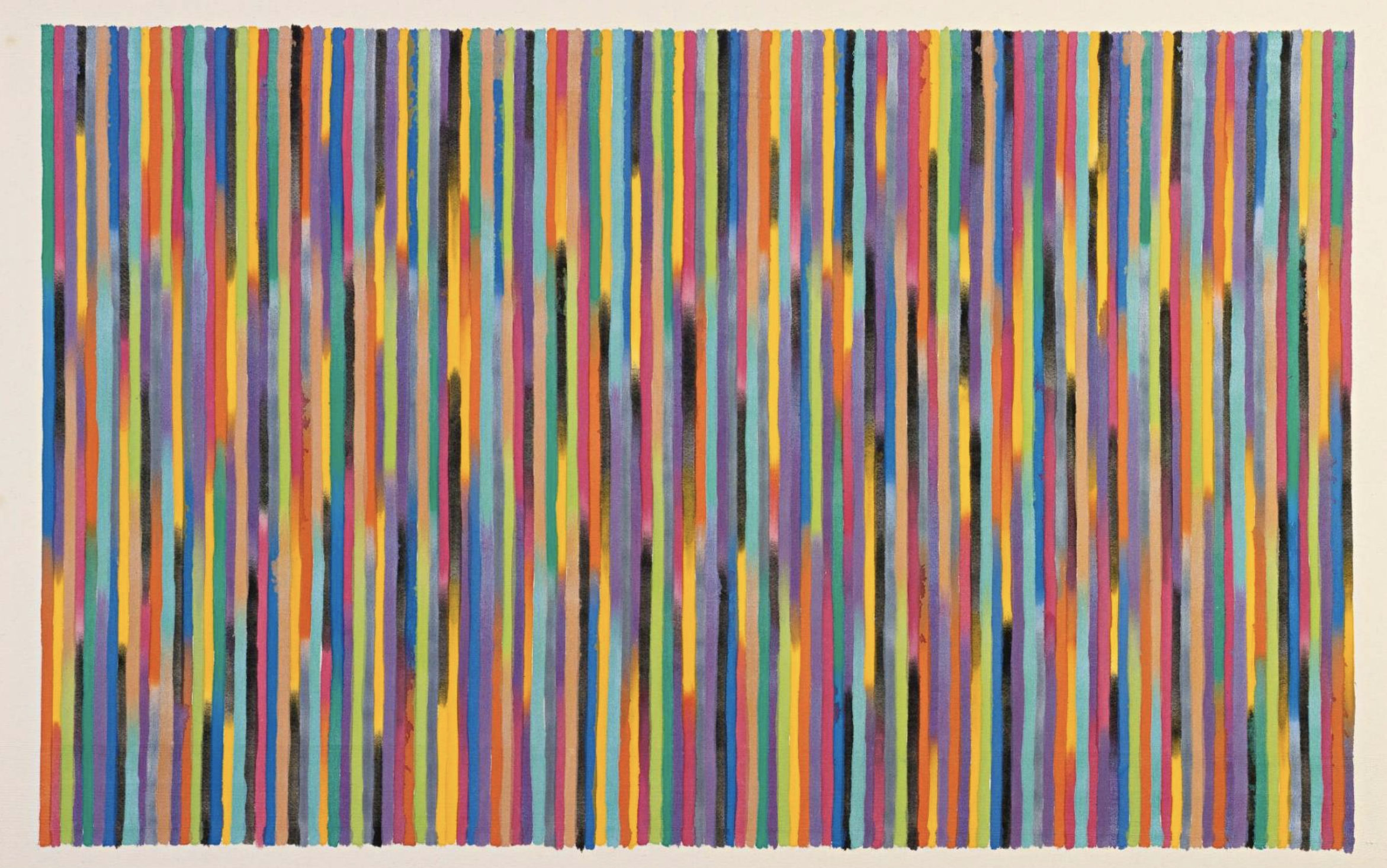 Gene Davis, Carnival, 1981. Courtesy of the artist and Artnet