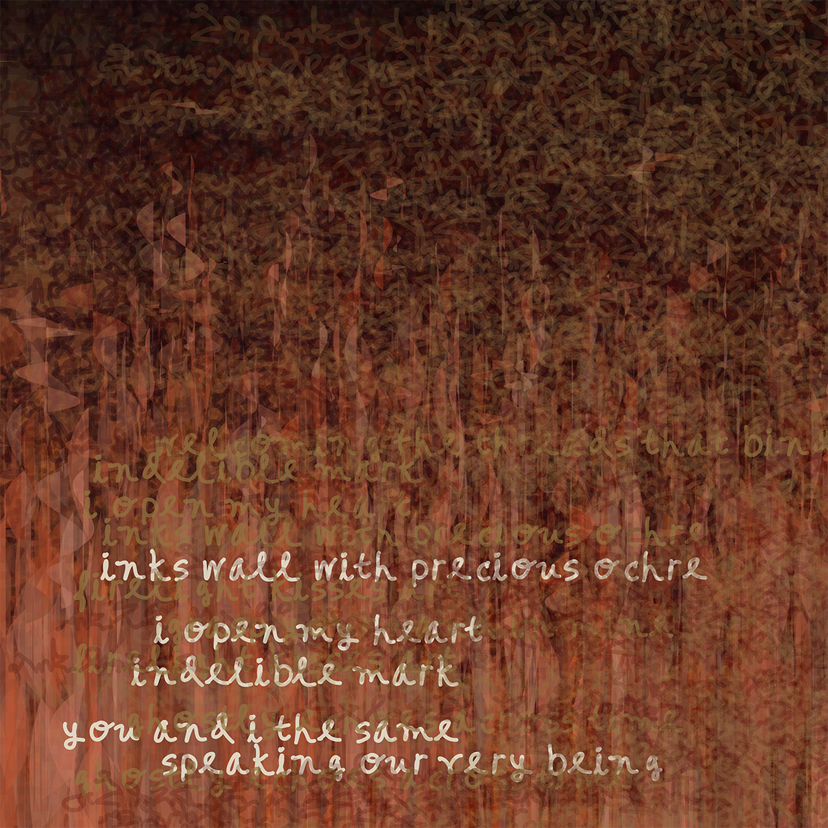 Example output from Glyphs I, by Wanda Oliver