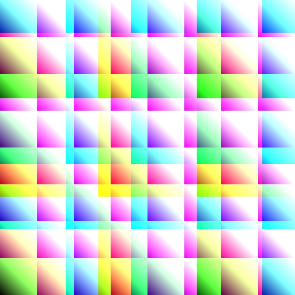 ramp(st.y, vec3(4.5, 8., 3.)) + ramp(st.x, vec3(4.5, 8., 3.))