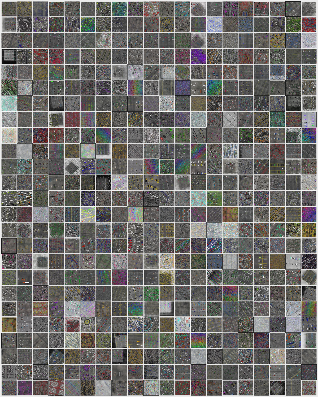 All 500 Auto Parks on fxhash