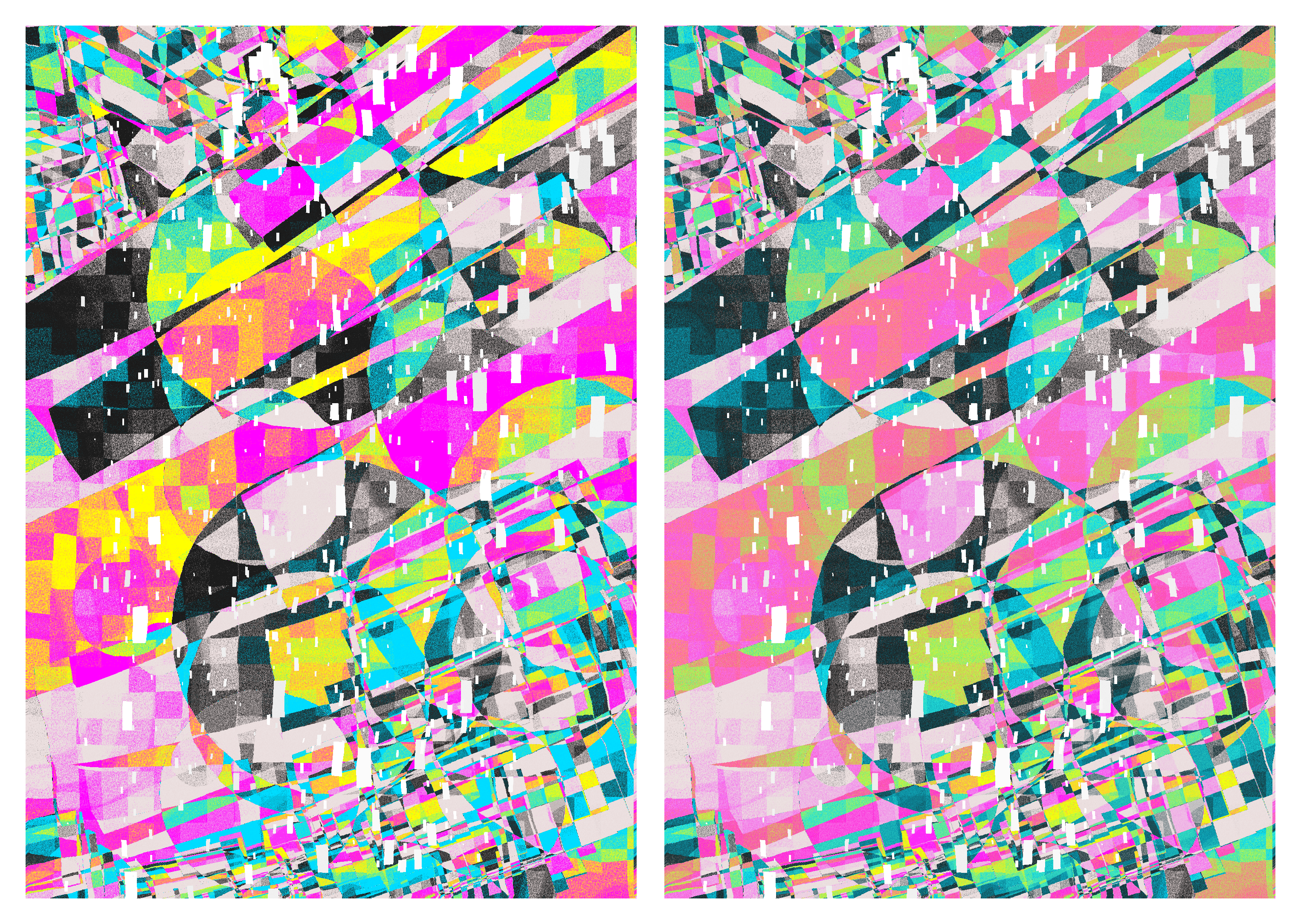 Left: gradient step = true. Right: gradient step = false.