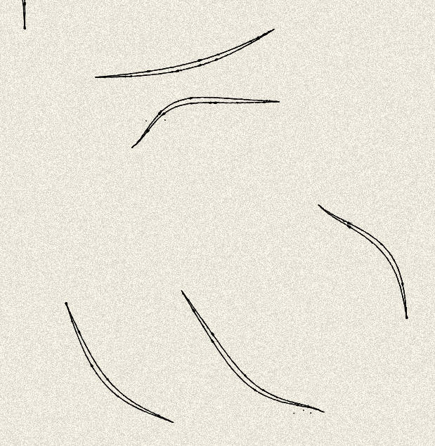 Grass blades use 2 portions of a sine curve