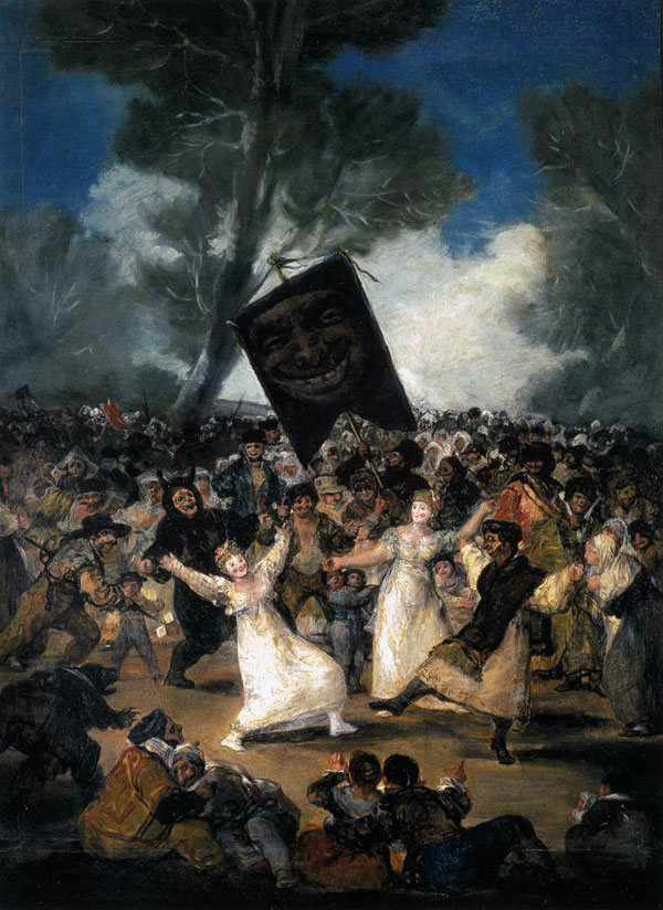 Francisco de Goya y Lucientes, The Burial of the Sardine,  1812-14 