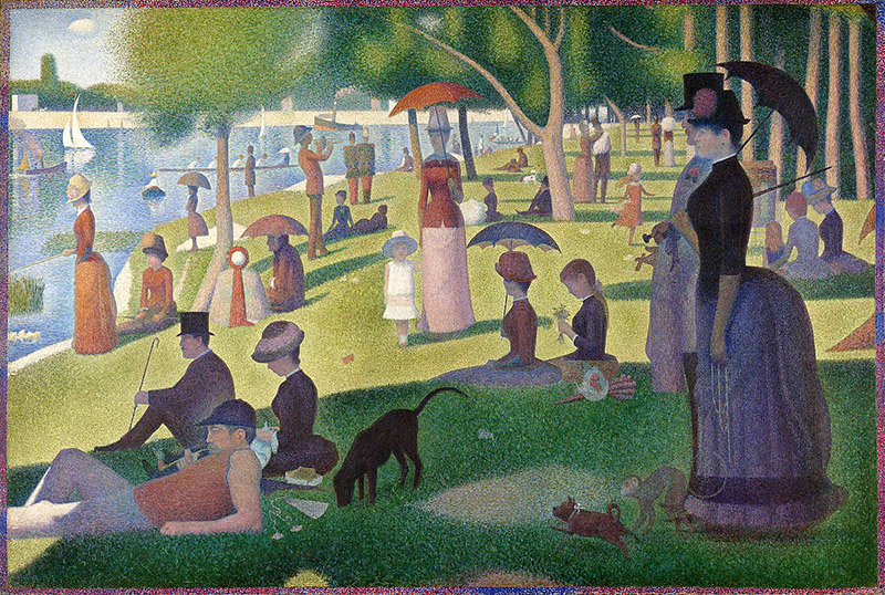 Georges Seurat, A Sunday on La Grande Jatte, 1884