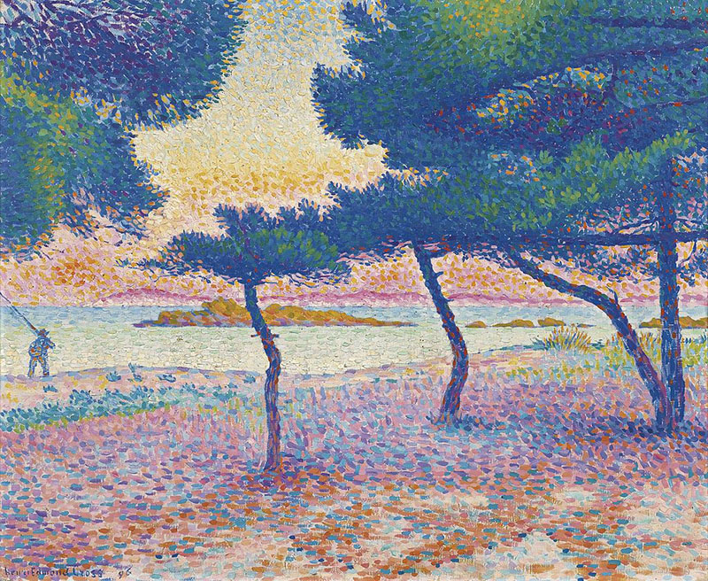 Henri Edmond Cross, La Plage de Saint Clair, 1896