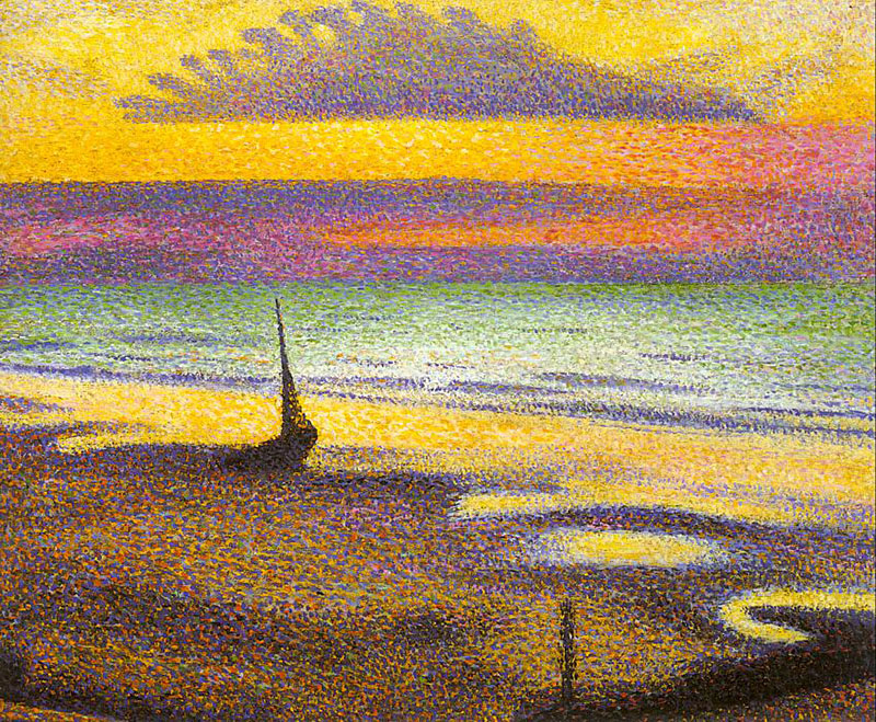 Georges Lemmen, The Beach at Heist, 1891/2