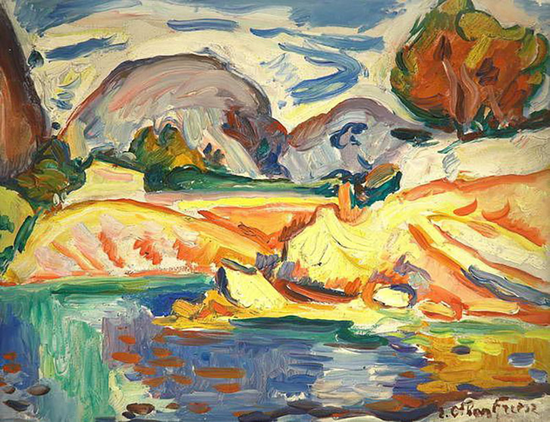 Othon Friesz, Paysage (Le Bec de l’Aigle, La Ciotat), 1907