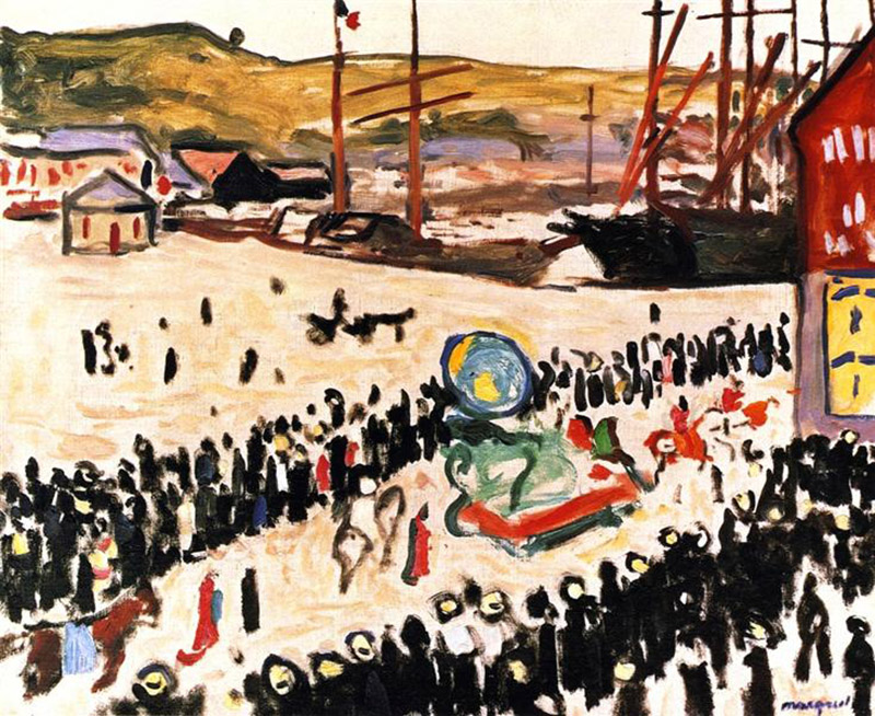 Albert Marquet, Carnival on the Beach, 1906 