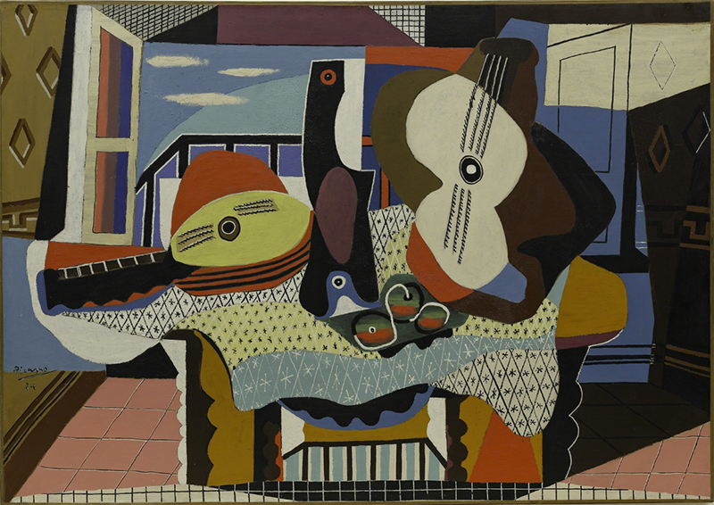 Pablo Picasso, Mandoline et guitare, 1924