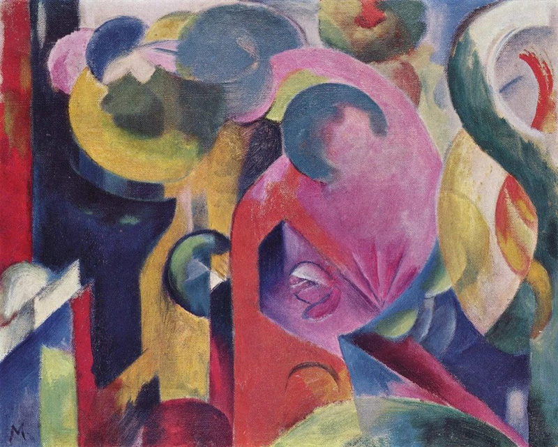 Franz Mark, Composition III, 1914