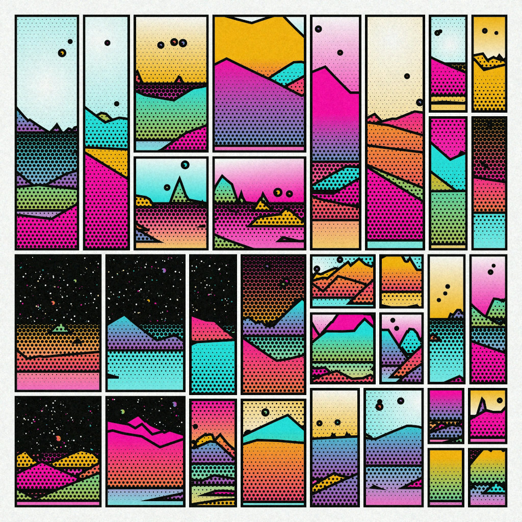 Early prototype of “Astronomic Comics”