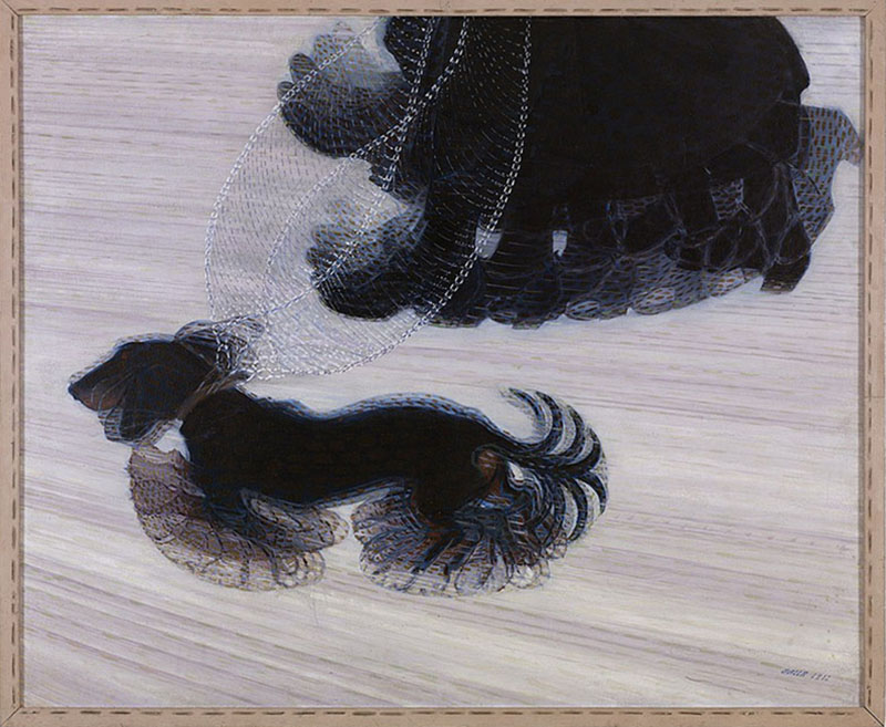 Giacomo  Balla, Dynamism of a Dog on a Leash, 1912
