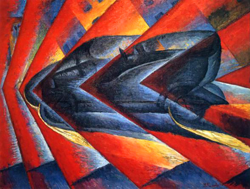 Luigi Russolo, Dynamism of a Car, 1913