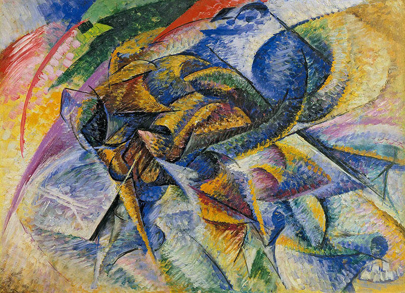 Umberto Boccioni, Dynamism of a Cyclist, 1913 