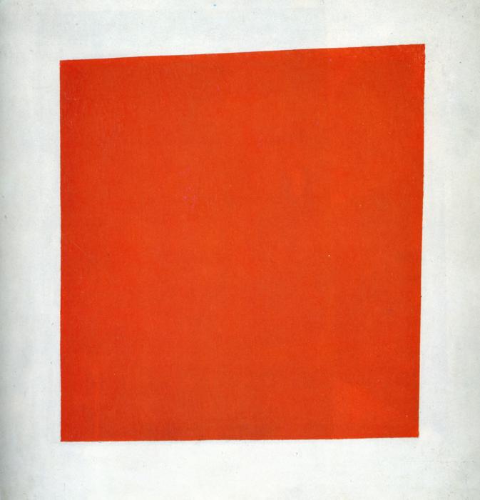 Kazimir Malevich, Red Square (Visual Realism of a Peasant Woman in Two Dimension), 1915