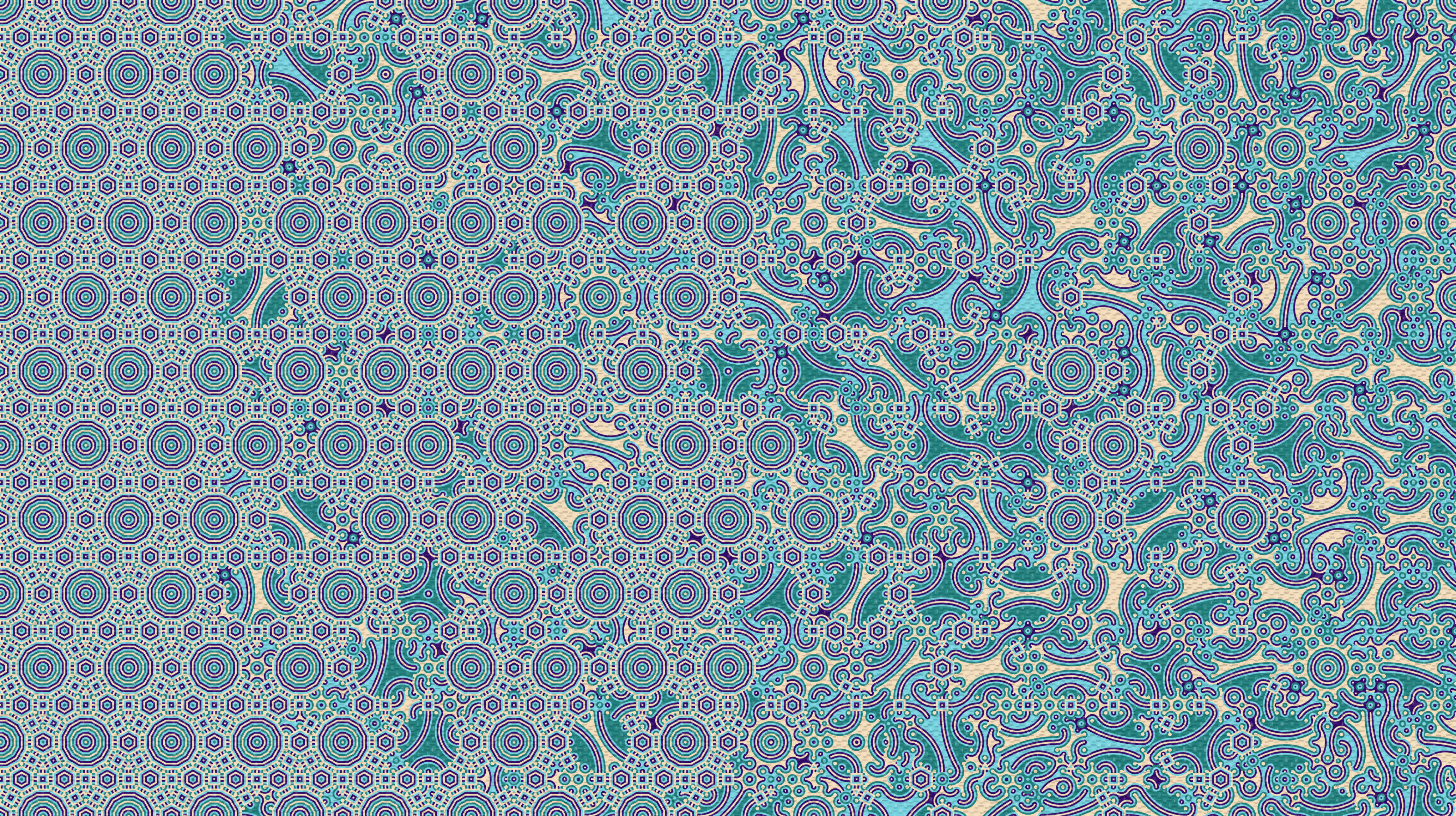 Example of morphing from ordered to chaotic