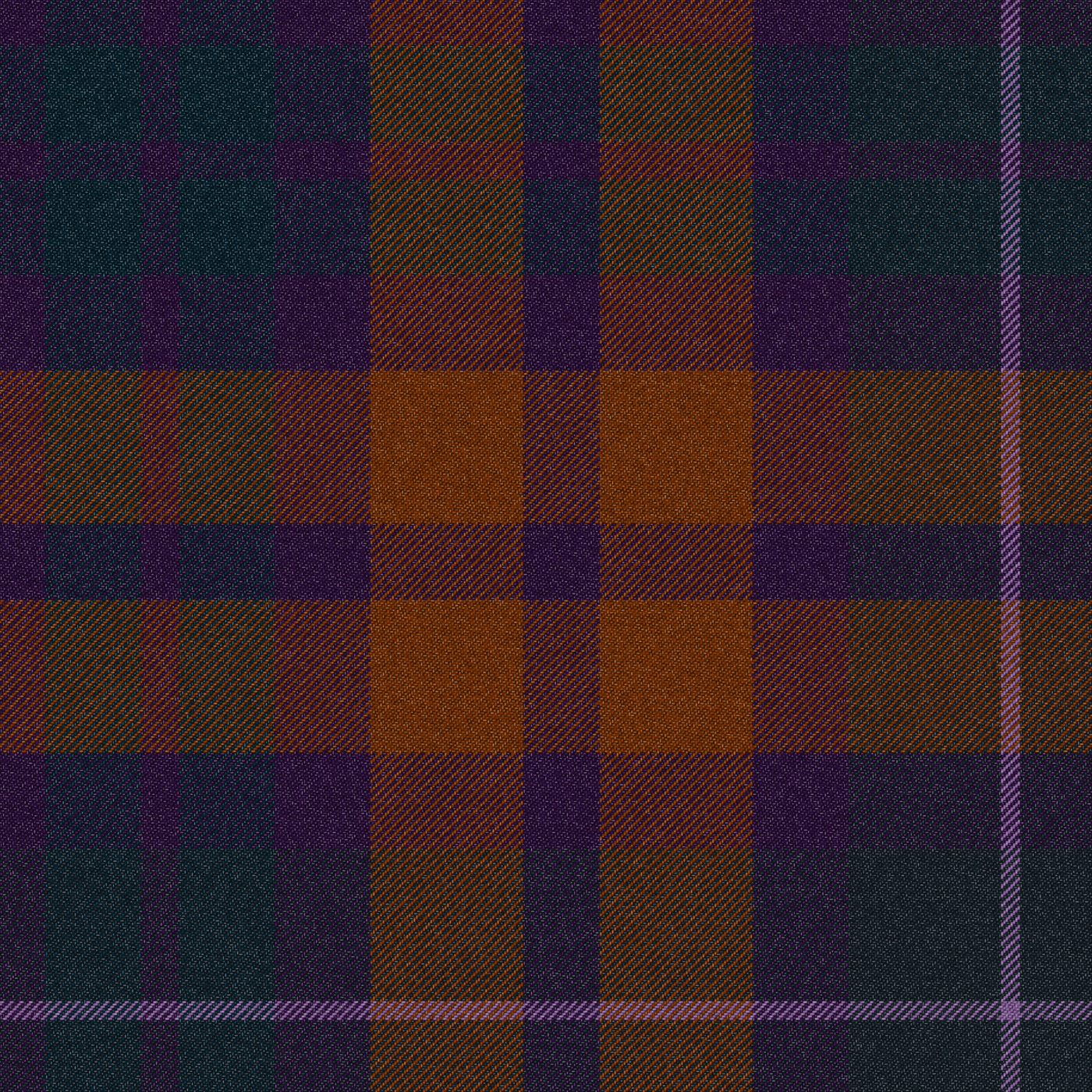 Tartan in dark warm sunset colours