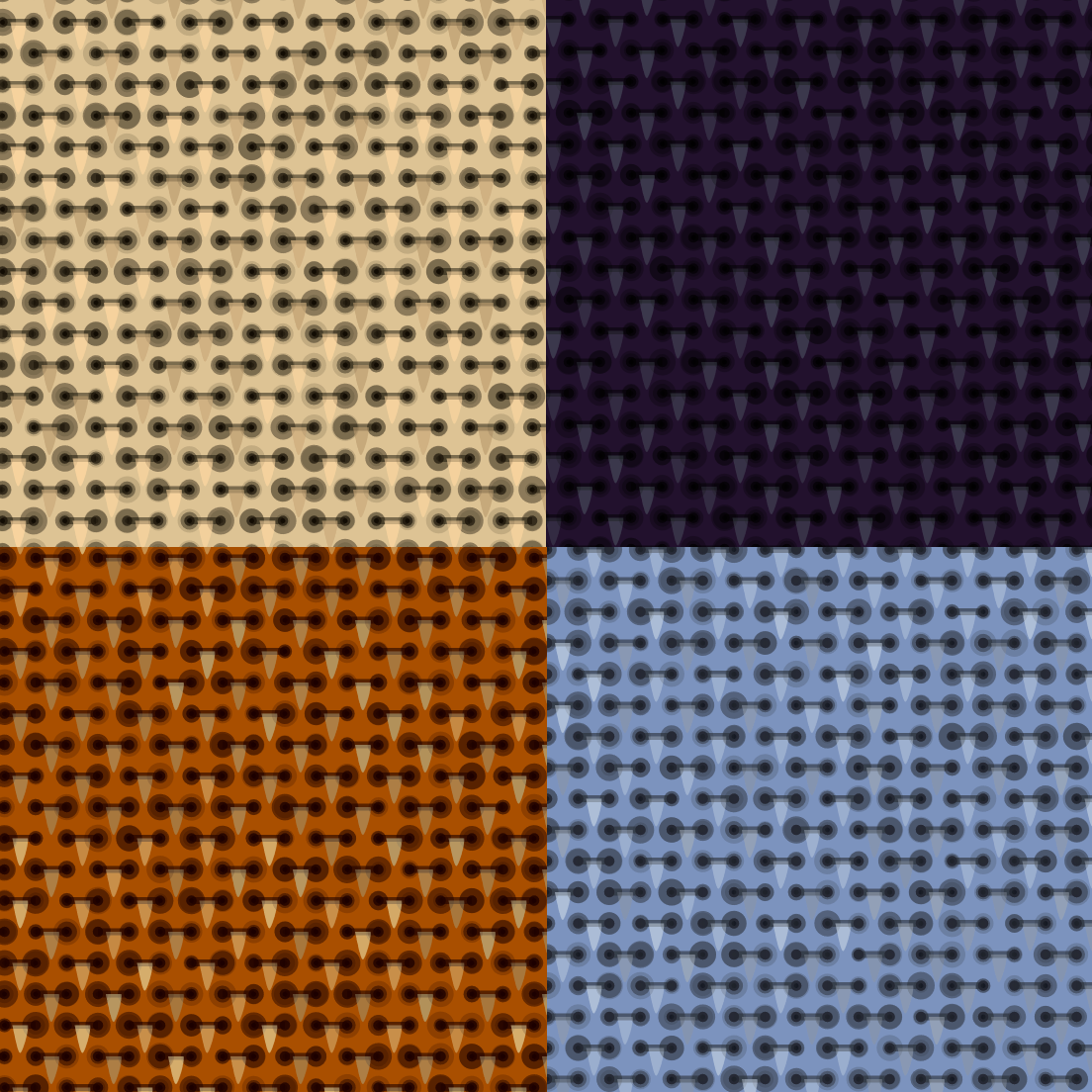 Cotton textile at 7x magnification