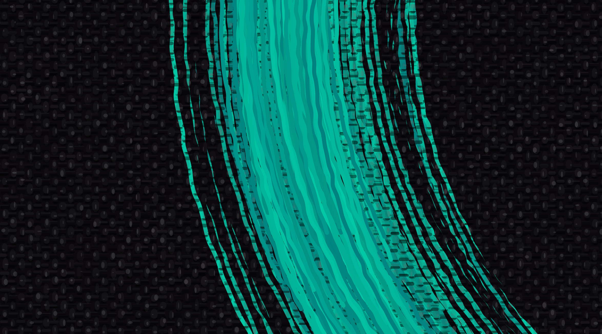 Zen paint magnified